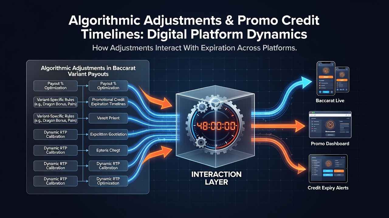 Algorithmic payout adjustments visualized across baccarat variants on digital casino platforms