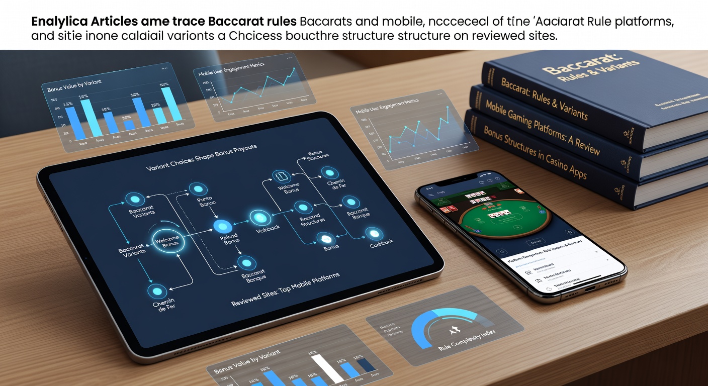 Mobile device displaying various baccarat game interfaces with rule explanations